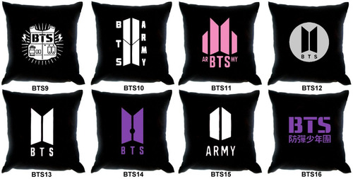Almohadones Estampados 40x40 Regalo Navidad Bts Kpop Army
