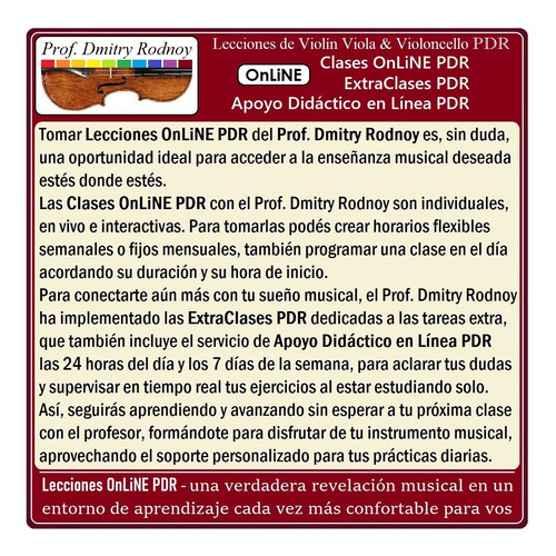 Imagen 4 de 10 de Cello - Clase De Prueba & Asesoramiento Prof. Dmitry Rodnoy
