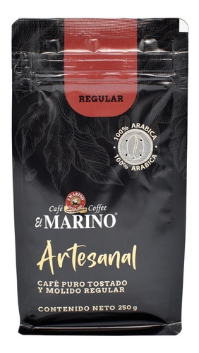 Café El Marino Artesanal Regular Tostado Y Molido 250 G