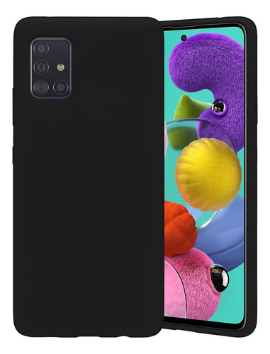 Case Para Samsung A51 Protección De Cámaras Negro