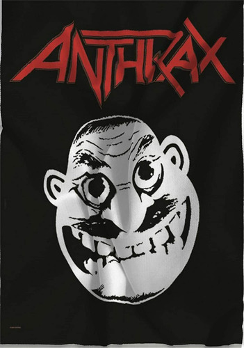 Bandera Tela Poster Anthrax Not Man