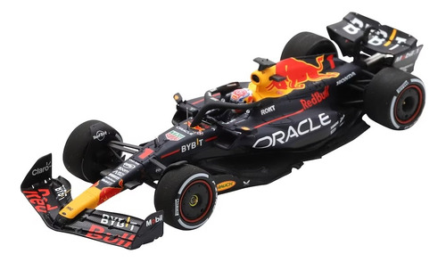 Auto Bburago Redbull F1 Rb19 #1 Max Verstappen 1/43 Color Azul Oscuro
