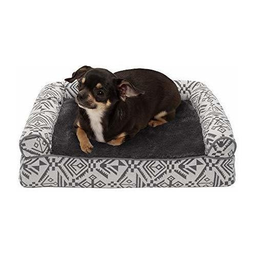 Pielhaven Pequeño Ortopédico Cama Perro Plush  Fwhw4