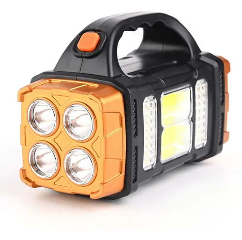 Linterna Led Superpotente De 30000 Lúmenes Recargable Con Lu