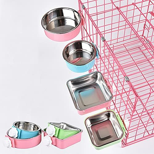 Cuenco Para Perros, De Acero Inoxidable, Extraíble, Para Con