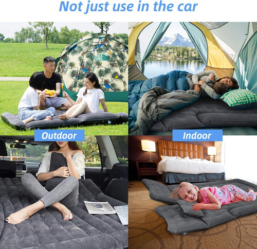 Colchón De Aire Suv, Cama De Automóvil Inflable Con Bomba El