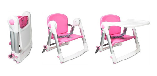 Booster De Comer Para Bebé Desarmable Y Con Bandeja Removible - Baby Innovation Color Rosa