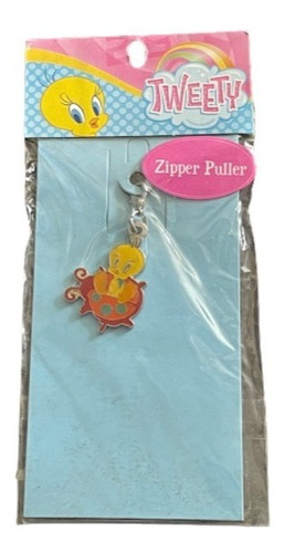 Jalador Cierre Zipper Puller Metal Piolin Tweety Loney Tunes