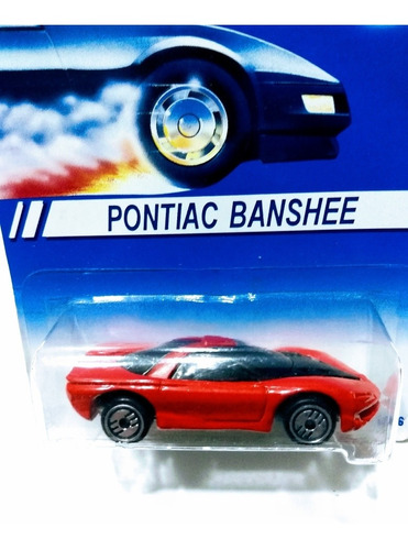 Carrito Hot Wheels Pontiac Banshee Rojo Ed 1995 Escala 1:64