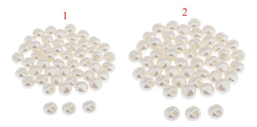 3 X 100 Piezas Botones De De Imitación Plástico 10mm