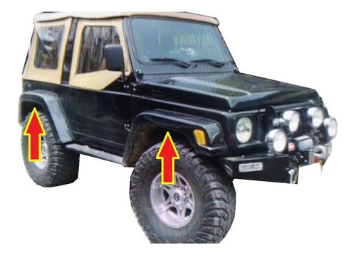 Imagen 1 de 5 de Suzuki Samurai Sj 410 Extensiones Tipo Rubicon Buches Acceso