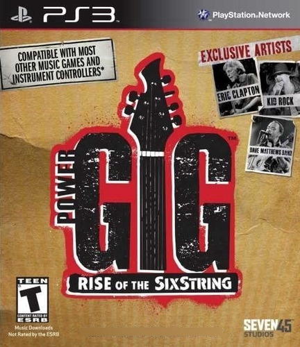 Jogo Power Gig Rise Of The Sixstrings Ps3 Game Frete Grátis