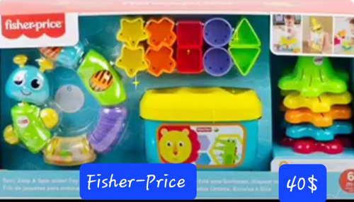 Fisher-price Sort, Snap & Spin - Trío De Juguete Infantil