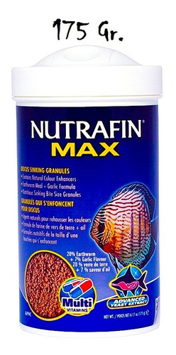 Nutrafin Max Granulos Para Peces Discos 85 Gr.