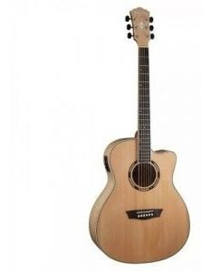 Guitarra Electroacustica Washburn Ad5ce Natural Apprentice