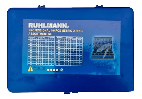 Set De O-rings 404 Anillo Goma Milimetric Universal Ruhlmann
