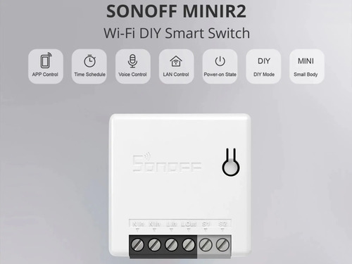 Imagen 6 de 7 de Interruptor Wifi Sonoff Mini R2 Para Llave Externa Ewelink