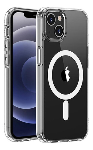 Funda Para iPhone 15 Pro Max Plus Transparente Magnetica