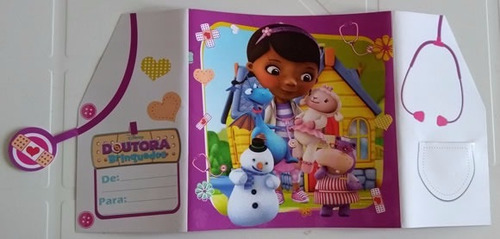 Imagem 4 de 6 de Convite Doutora Brinquedos Especial (10 Convites)