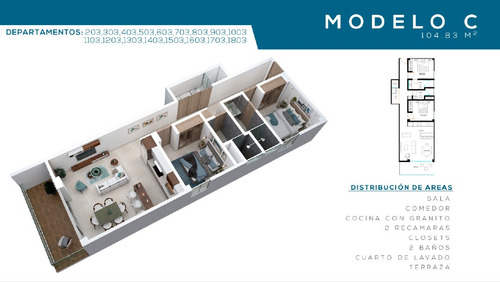 Imagen 12 de 15 de Departamento En Venta, Mazatlán, Sinaloa
