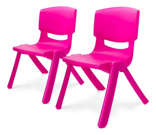 Silla Para Niños De Plástico Resistente | 2 Pack | Torosqui