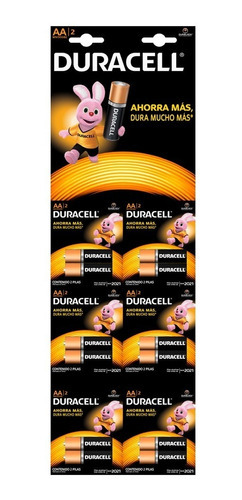 Pila Alcalina Duracell Aa X 60 Uds. Baterias Alcalinas