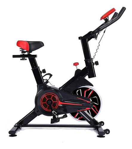 Bicicleta Ergométrica Spinning Roda De Inércia 6kg Ahead Cor Preto E Vermelho N A