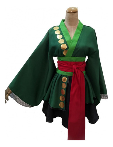 Vestido: Roronoa Se Viste De Lolita Zoro Para Cosplay De Hal