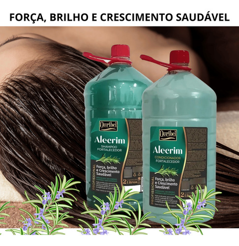 Kit Shampoo E Condicionador Alecrim Ouribel 2x2000ml