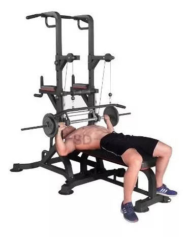 Máquina Pro Multi Funcional de Dominadas Gym 25 en 1 - SD MED