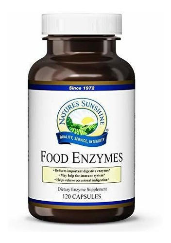 Enzimas Digestivas Nature's Sunshine Con Betaina Hcl