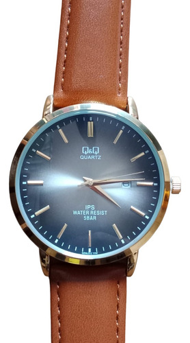 Reloj Análogo Qyq Quartz Hombre Calendario Fecha Cajita Q&q