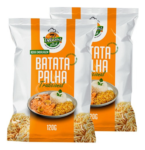 Batata Palha Tradicional 120g Batata Palha Crocante 120g