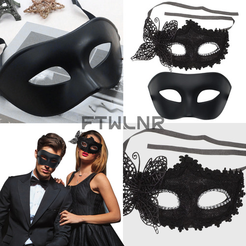2pz Antifaz De Mariposa Fiesta Másca Pareja Carnaval Cosplay