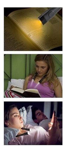 Linterna Abrazo Cuello Libro Lectura Lámpara Luz Costura