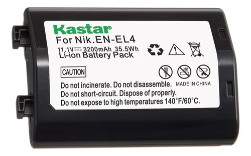 Nikon En-el4 En-el4a El4a D2 D3 F6 Mh-21 Batería Usada No Fu