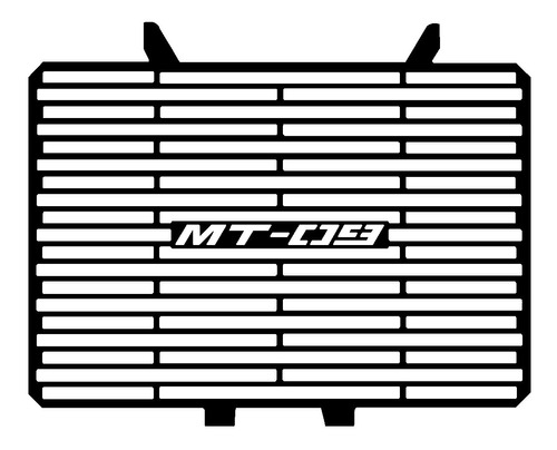 Tela Protetor De Radiador Aço Carbono Mt-09 Mt09 Mt 09 2015