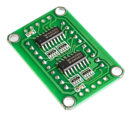 Módulo Display 7 Segmento 2 Dígitos 74hc595 Vermelho Arduino