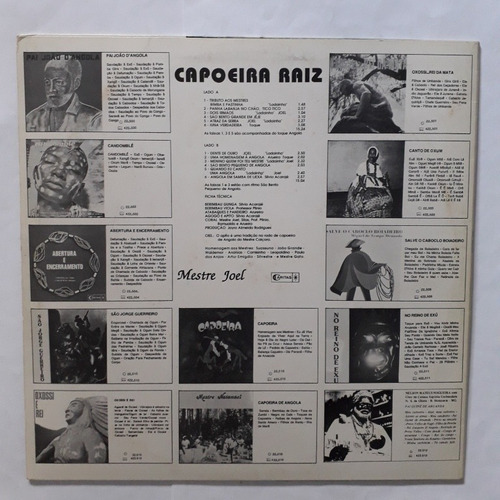 Lp Mestre Joel / Capoeira Raiz / 1993 (Usado)