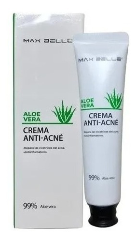 Crema Anti-acne De Aloe Vera Max Belleza Tipo de piel Grasa
