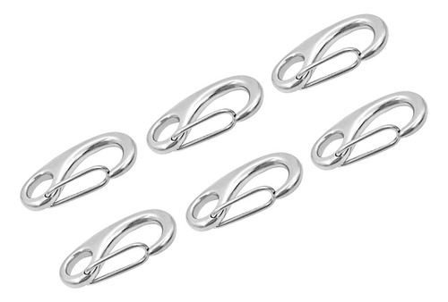 Gancho De Seguridad De Acero Inoxidable 6 Piezas