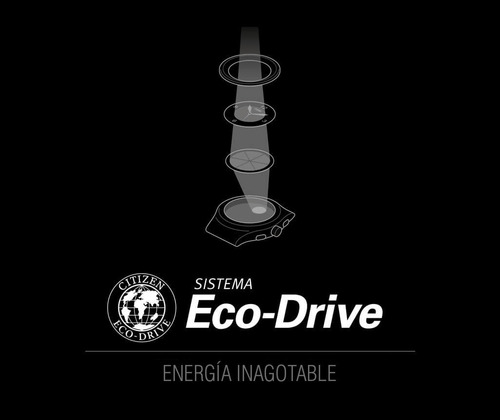Imagen 5 de 7 de Reloj Citizen Caba. Eco Drive Super Titanium Ca439055l Wr100