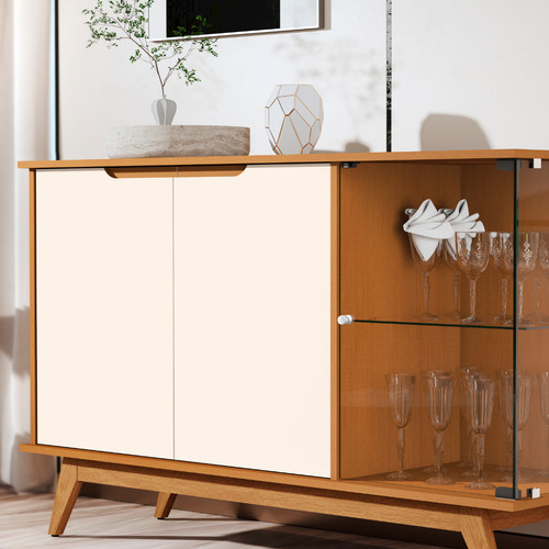 Buffet Aparador Tucumã Sala Nature Off White Jb Bechara