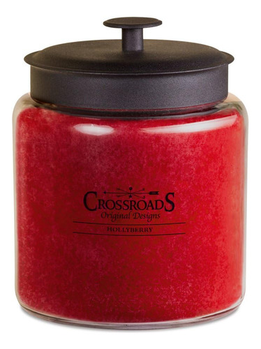 Crossroads - Vela Perfumada De 4 Mechas Hollyberry, 96 Oz