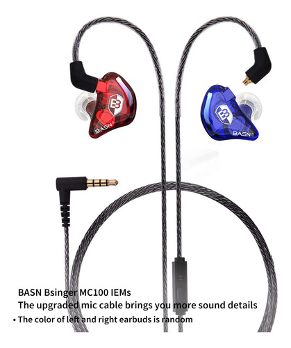 Basn Auriculares Internos Con Monitor Controladores Dinámico
