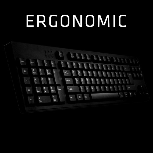Teclado Ergonómico Para Zurdos Con Interfaz Usb