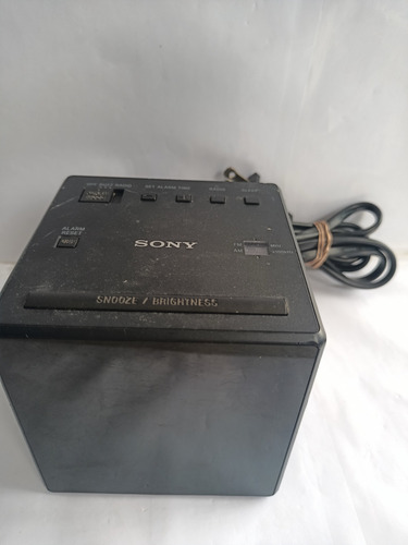Radio Sony Despertador Leer Descripción Negro (Usado)