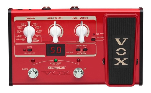 Pedalera Efecto Bajo Vox Stomplab 2b Sl2b