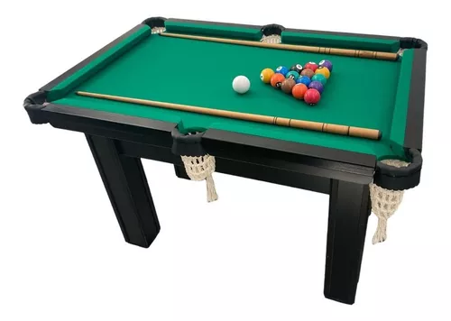 Jogo Tabuleiro De Mesa Bilhar Sinuca Snooker Infantil