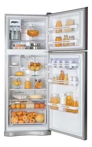 Refrigerador automático de descongelamento branco Electrolux DWA51 com freezer 424L